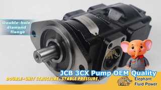 Pompe hydraulique jumelle Parker/JCB 3CX de qualité OEM 20/903200