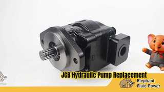 Voir la pompe à engrenages hydraulique Parker 3249111030 pour chargeuses-pelleteuses 3CX 4CX avec démonstration de garantie d'un an
