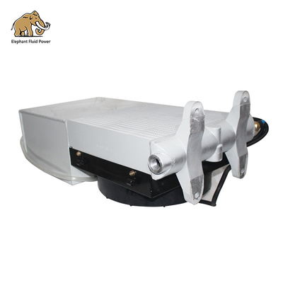 Dans le stock de mélangeur de béton refroidisseur d'huile radiateur 18L 20L 24L 26L ventilateur, pour le mélangeur de béton camion de production, réparation