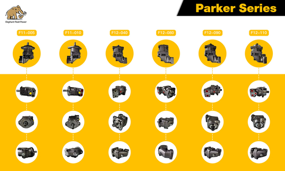 Parker F11 F12 F12-110-MS-SV-T-209-000-0 moteur à piston hydraulique pour remplacement original