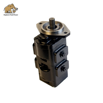 Pompe hydraulique double JCB 3CX 37 + 37 CC/REV avec interchangeabilité à 100% et arbre cannelé SAE de 1 pouce de diamètre