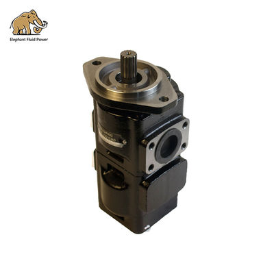 Pompe hydraulique double JCB 3CX 37 + 37 CC/REV avec interchangeabilité à 100% et arbre cannelé SAE de 1 pouce de diamètre