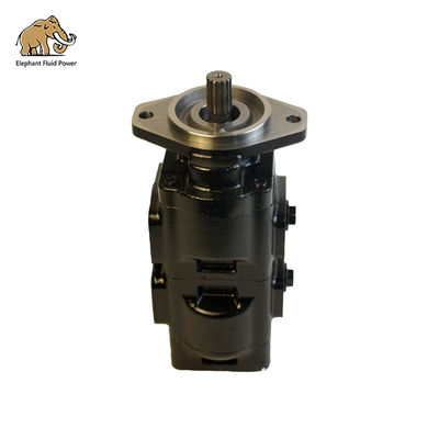 Pompe hydraulique double JCB 3CX 37 + 37 CC/REV avec interchangeabilité à 100% et arbre cannelé SAE de 1 pouce de diamètre